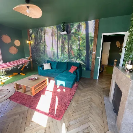 Appartement Jungle Urbain- Sauna - Cine - Hamac - Hyper Centre *