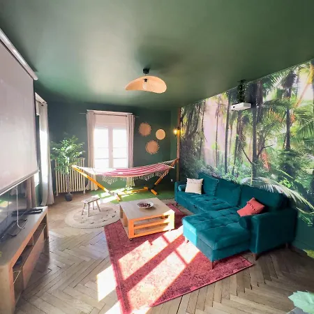 Jungle Urbain- Sauna - Cine - Hamac - Hyper Centre Apartman *