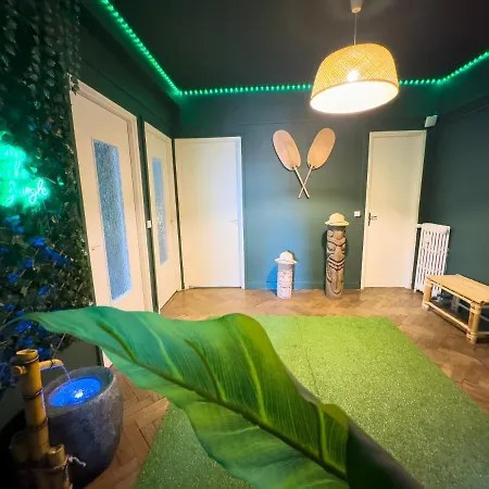 Jungle Urbain- Sauna - Cine - Hamac - Hyper Centre Apartman *