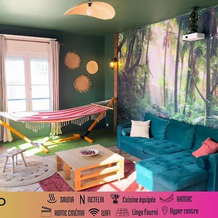 Jungle Urbain- Sauna - Cine - Hamac - Hyper Centre Apartament Amiens